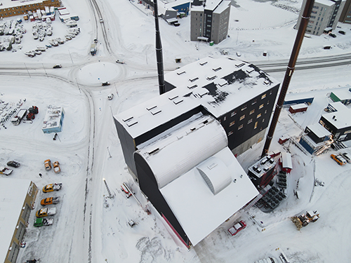 PCH201-148 Nuuk-Sisimiut Greenland Aerial Plant View