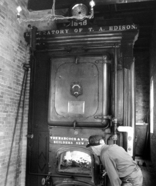 BW Boiler in Thomas Edison Laboratory Babcock 威尔科克斯